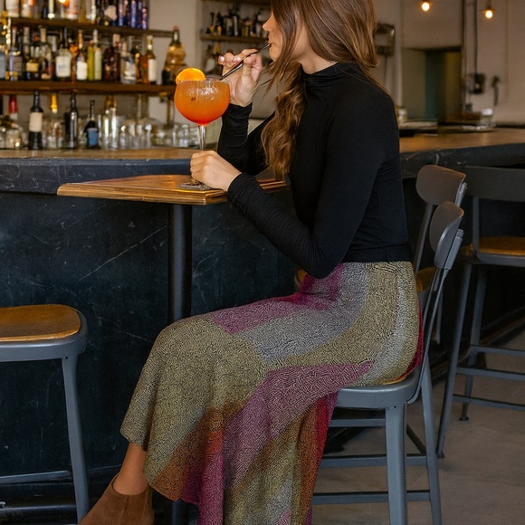 Cecilia Prado Abstract Midi Skirt XS - Picture 1 of 9